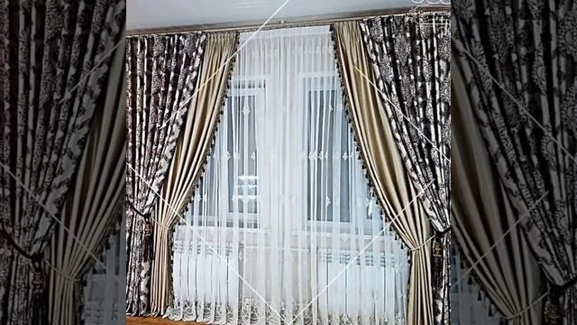 Шторы комбинированные|Шторы из двух цветов