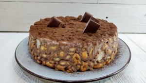 ТОРТ без ВЫПЕЧКИ. БЕЗ ДУХОВКИ. Банановый торт. #еда #рецепты