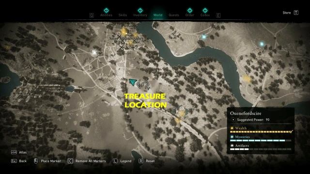 Lunden Treasure Hoard Map Location & Solution | Oxenefordscire | Assassin's Creed Valhalla смотреть онлайн