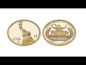 1 доллар 2021 г. "Первый государственный университет - Северная Каролина"