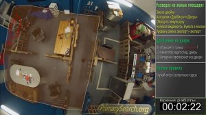 Первичная пожарная разведка на малых площадях звеном-двойкой, алгоритм «Дробись» + «Дверь»