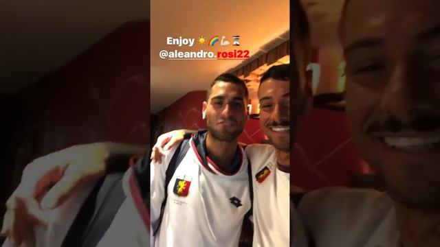 Armando Izzo e Aleandro Rosi "Enjoy" nel ritiro del Genoa!