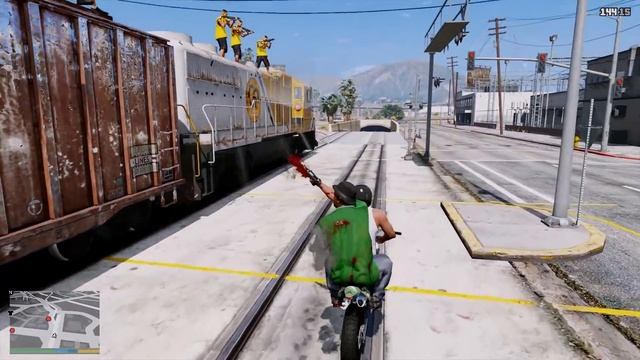 ПРОХОЖУ МИССИЮ С ПОЕЗДОМ И БИГ СМОУКОМ В GTA 5! ВОССОЗДАЛ МИССИЮ ИЗ GTA SAN ANDREAS В ГТА 5 МОДЫ! смотреть онлайн