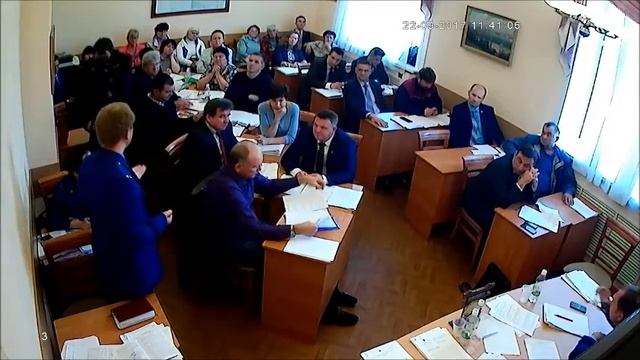 Заседание Думы города Заволжья 22.09.2017. Президиум. смотреть онлайн