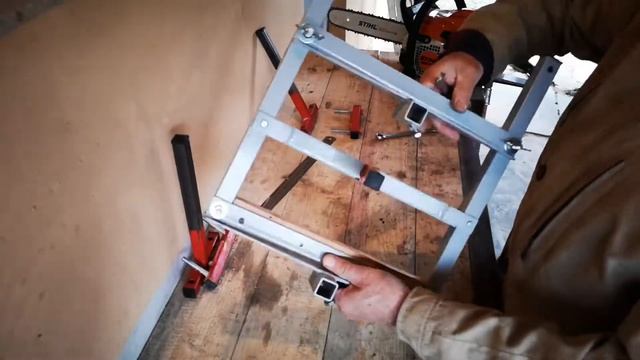 Размеры приспособы для распиловки бревен бензопилой. смотреть онлайн