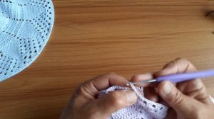 Летняя шляпка крючком.ч .3. Совсем просто! Поля шляпы.