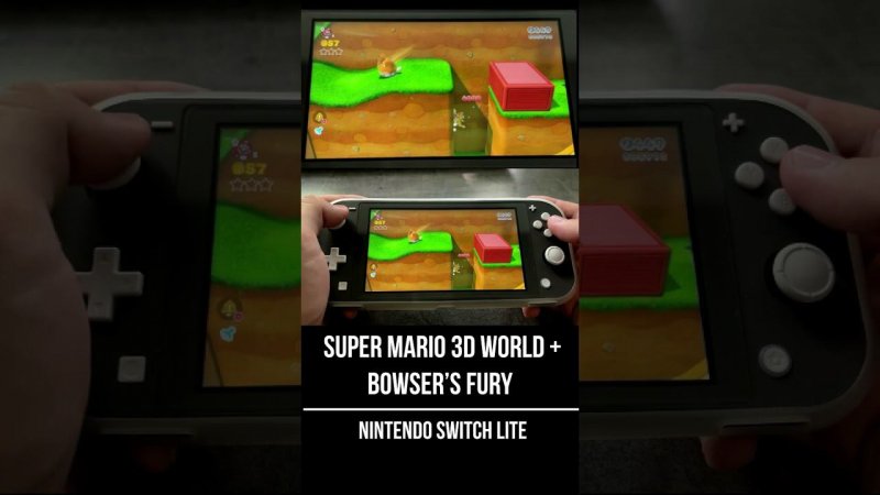 Super Mario 3D World + Bowser’s Fury Gameplay Nintendo Switch Lite #nintendoswitchlite #switchlite