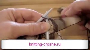 Вязание ленточной пряжей спицами. Пряжа Katia Rizos