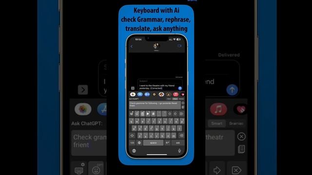 Custom Advanced Keyboard with ChatGPT Ai Google Yandex Translate and new buttons!