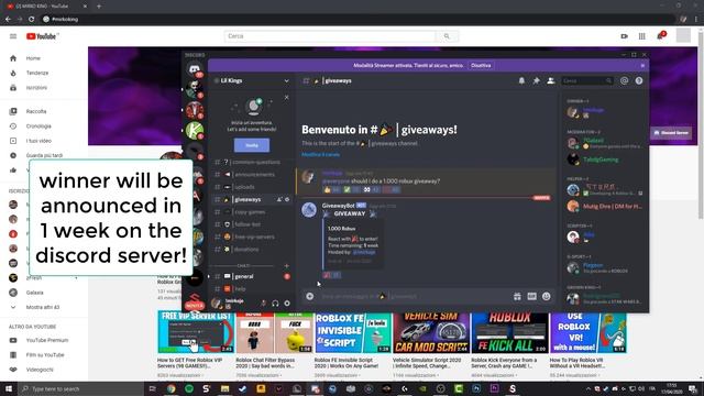 ROBLOX 1000 ROBUX GIVEAWAY (ENDED) смотреть онлайн