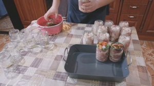 Тушенка домашняя из свинины.