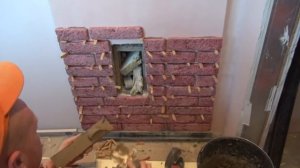 Укладка декоративной плитки под кирпич