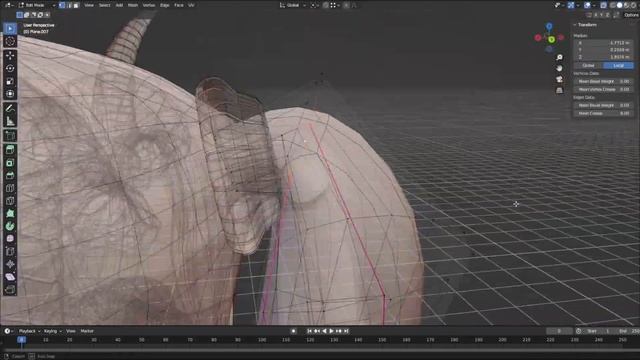 Моделирование аниме головы в 3Д | Blender 3.6 смотреть онлайн