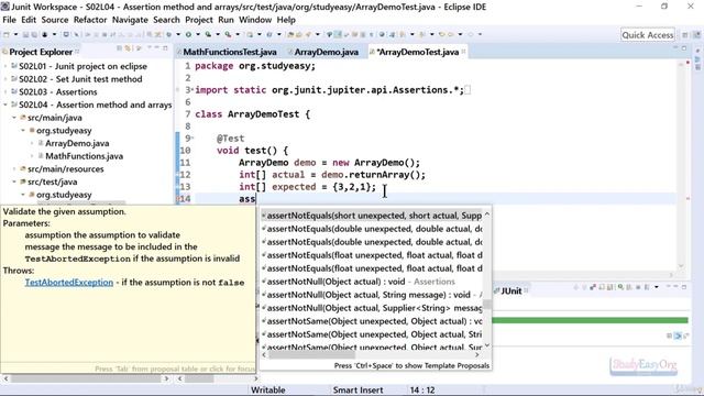 483 Assertion documentation and message param смотреть онлайн
