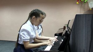 Фортепианный дуэт: Благодарная А.- Бабушкина О. г. Мыски М. Малевич Золушка грустит