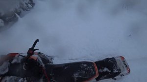 В горах на снегоходе ТАЙГА ВАРЯГ 550 V Русская механика и горный снегоход arctic cat m800