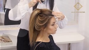 Свадебная прическа.Красивые прически пошагово
