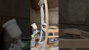 Стул Версаче. Этап покраски.