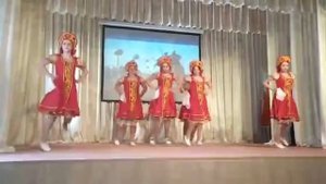 Русский народно-стилизованный танец "В роще пел соловушка"