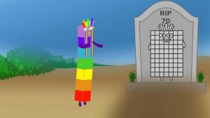 [ANIMATION STORY] Numberblocks 7 tears flooded Numberblocks 70 cemetery - Numberblocks fanmade