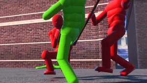 Dynamic AI Ragdolls Fight in Realistic Simulations! (with Active Ragdoll Physics)