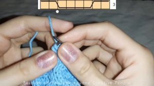 Вязание спицами. Простой узор Соты вариации. Схема узора. Knitting stitch pattern.