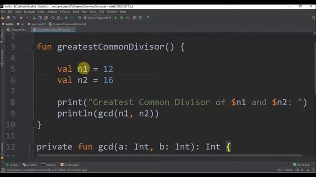 greatest common divisor in kotlin смотреть онлайн