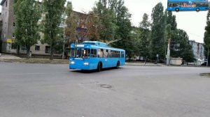 Воронежские троллейбусы заезжают в парк на Космонавтов