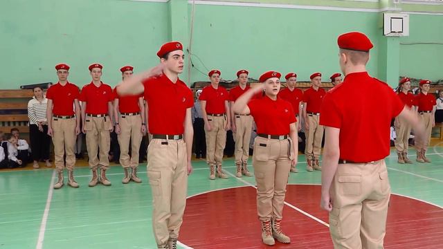 Смотр песни и строя. Юнармейцы. 2023 год. смотреть онлайн