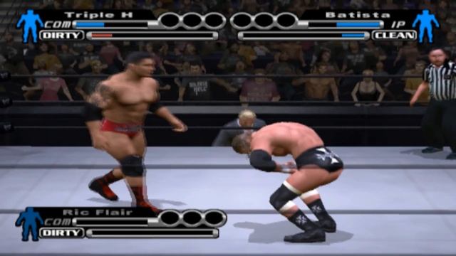 WWE SmackDown! vs. Raw 2005 - Triple H vs Batista - World Heavyweight Championship - WrestleMania 2