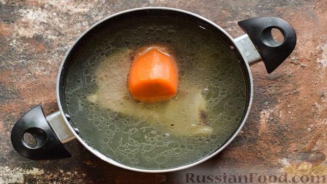 Мясная солянка с маринованными грибами