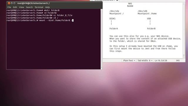 Mount --bind // One folder with the content of two! смотреть онлайн