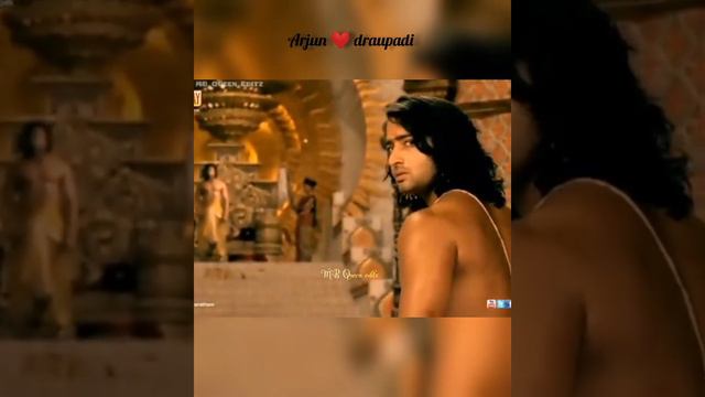 Arjun ❤️ draupadi love WhatsApp status #draupadi #arjuna #mahabharat