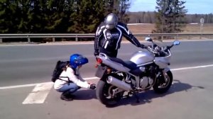 Смазка цепи Suzuki Bandit 1200S