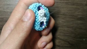 Носик. Цветочная лисичка из бисера. Амигуруми. Мастер класс.