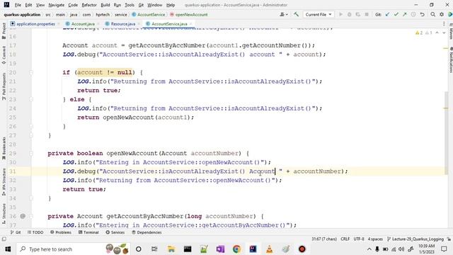 Part-29 How to use Logging in Quarkus Application in Hindi| What is the use of log in applications смотреть онлайн