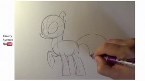 Как нарисовать пони, как рисовать тело пони, 100% нарисуешь