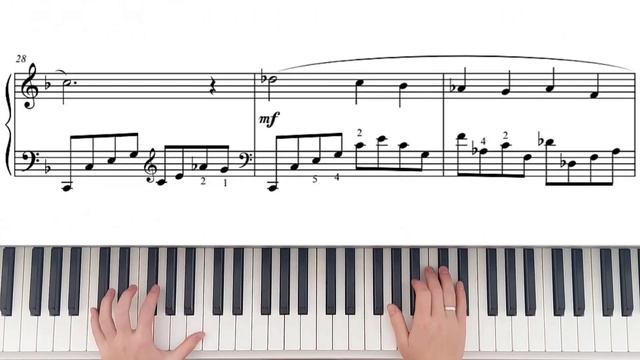 Осенний Эскиз М.Тарапатова / Autumn Sketch M.Tarapatova (piano sheet music & tutorial)