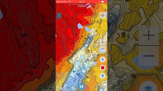 Установка карт глубин на телефон. Экспорт точек.