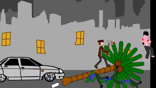 Стикмен "ЗОМБИ ОПАКАЛИПСИС" смотреть онлайн