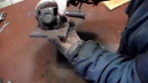 Кардан между мостом и редуктором самодельного минитрактора