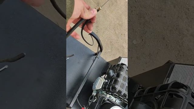 Смазка тросика газа мотобуксировщика Ikudza Long смотреть онлайн