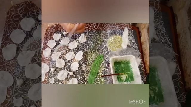 Орхидея из ватных дисков /поделки/ переделки/  ручнаяработа/ цветыизваты/декор/handmade/