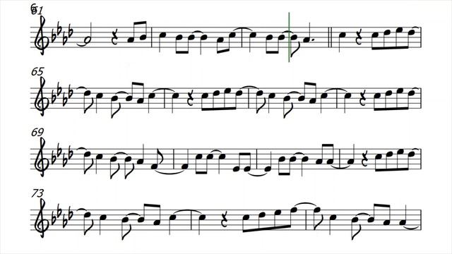 Colour Everywhere Flute Violin Sheet Music Backing Track Play Along Partitura