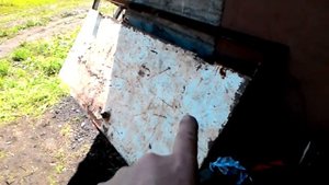 Делаю калитку в гараж.