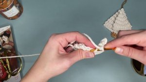 Мастер-класс елочка из хлопкового шнура крючком