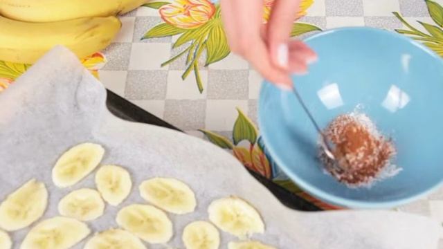 Банановые чипсы (сушеные бананы с корицей)