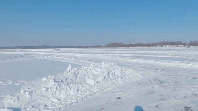 Спасск-Дальний гонки на льду. Spassk-Dalny ice racing.