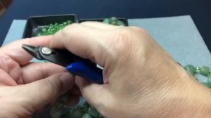 Комплект из нефрита и ронделей. Переделка украшений для Татьяны из Питера. Часть 6.