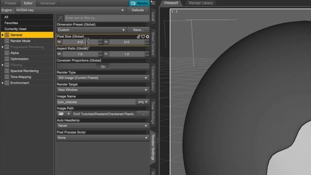 DAZ 3D / Iray – Creating Icons for your Shaders